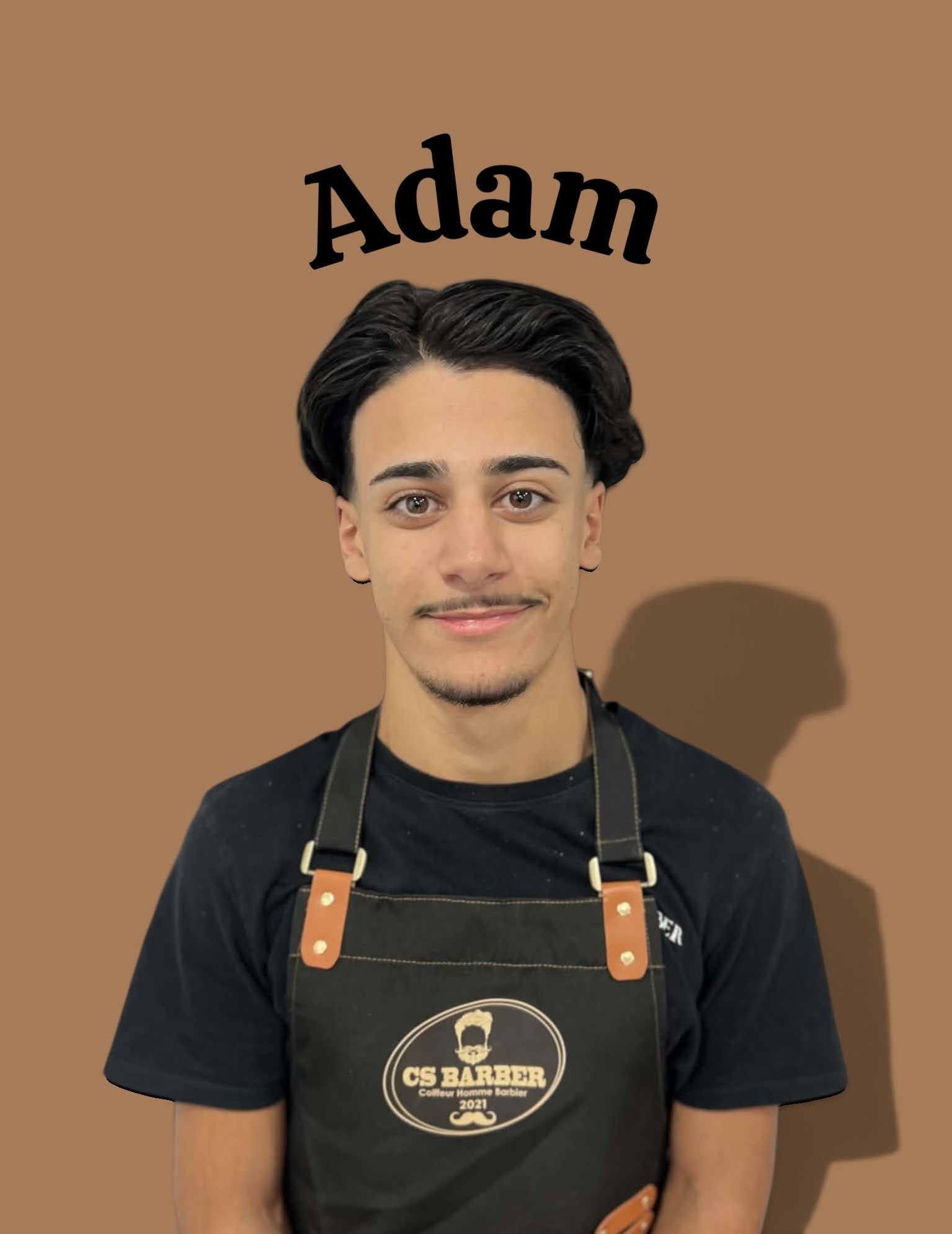 Adam, apprenti chez CS Barber