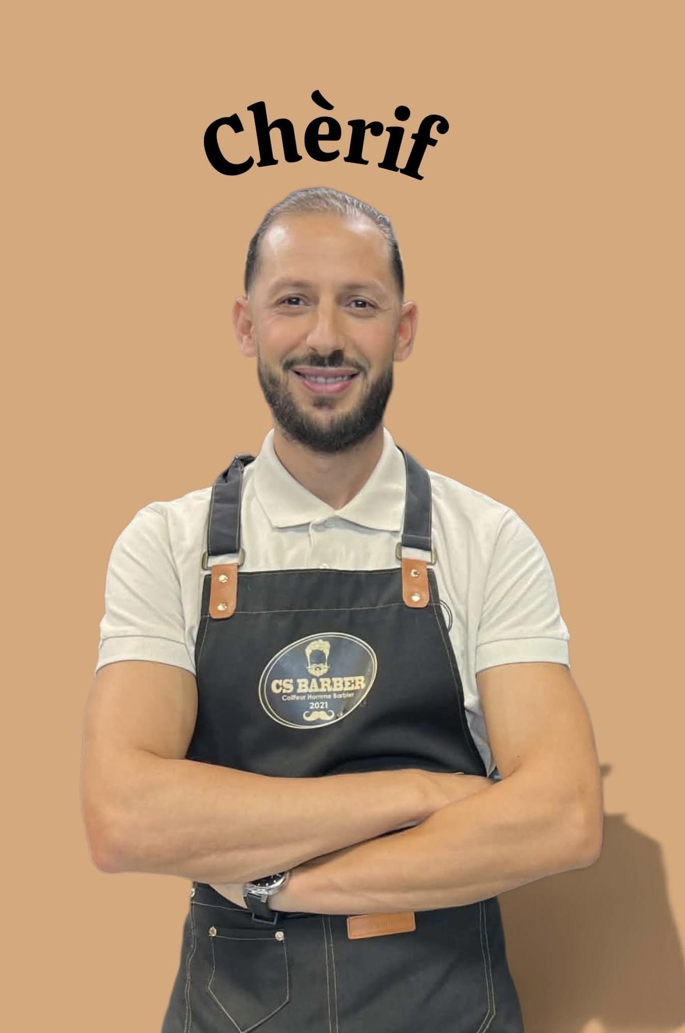 Cherif, fondateur et barber de CS Barber