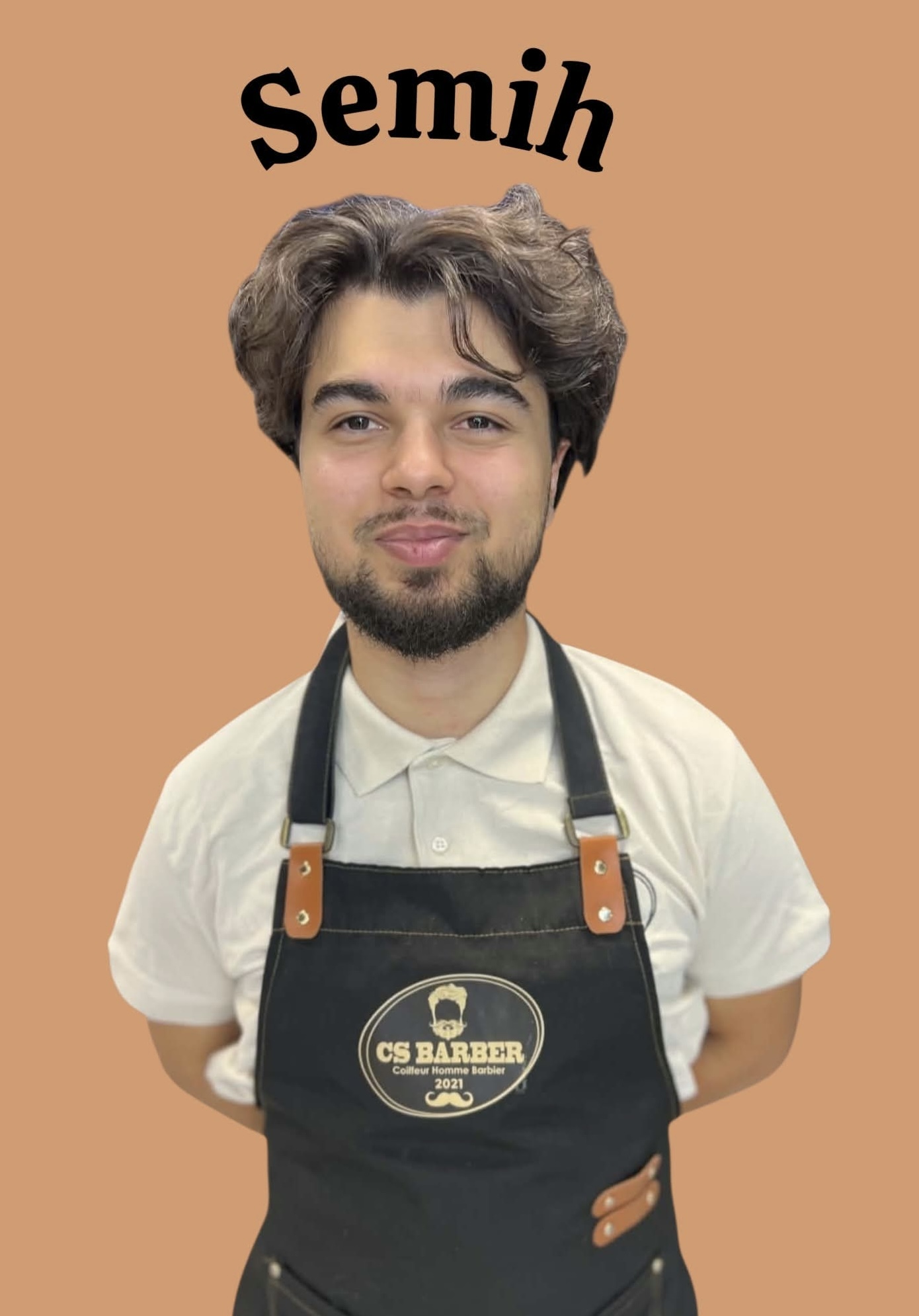Semih, barber chez CS Barber